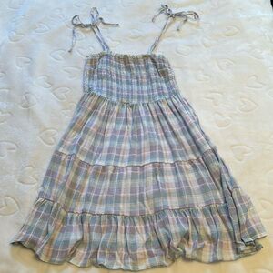 Aeropostale flowy plaid dress